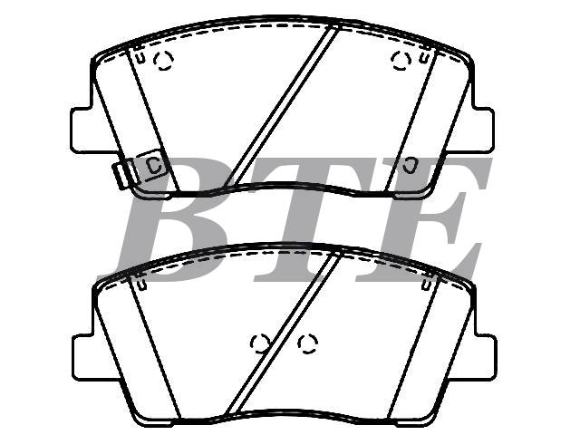 Brake Pad Set:58101-J5A00